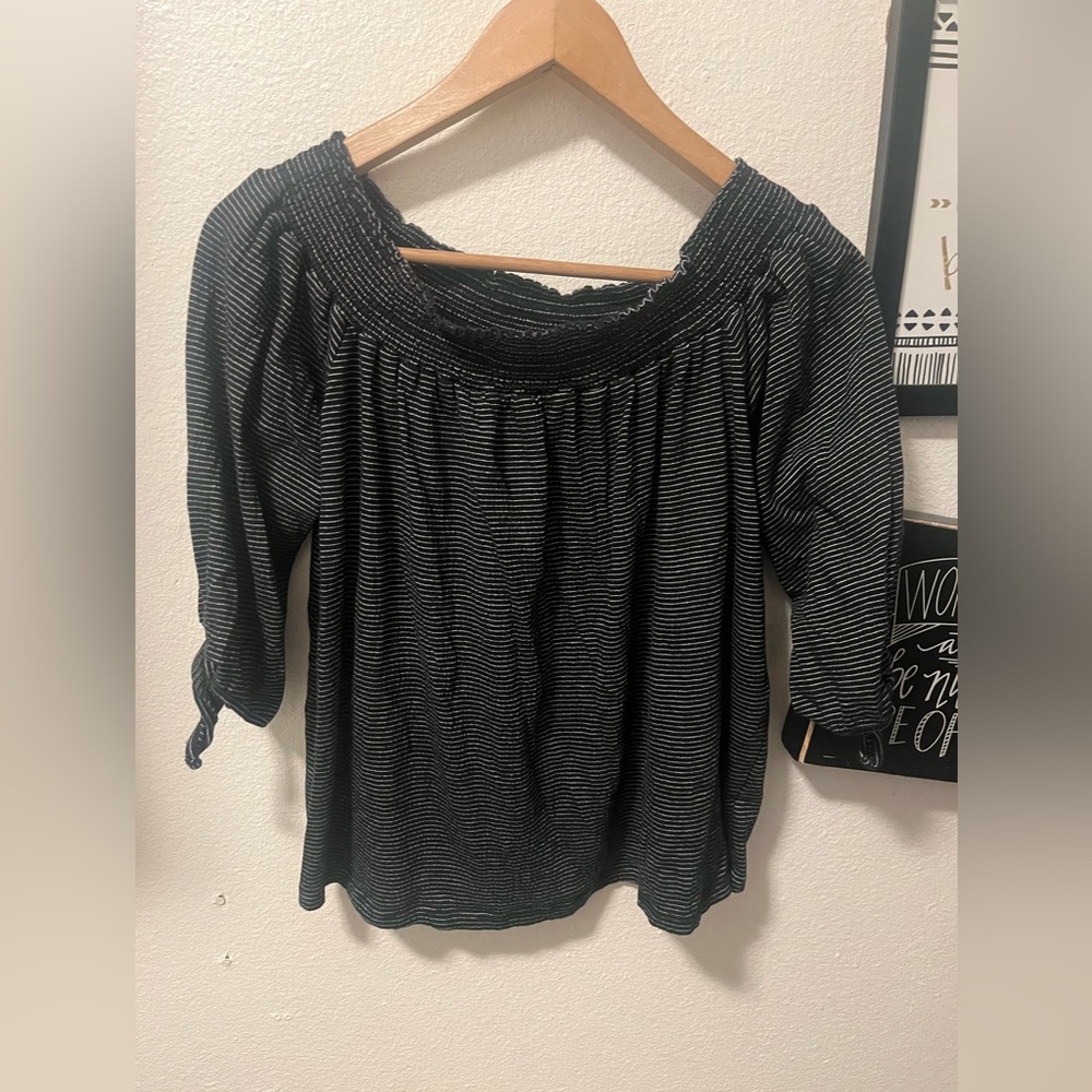 Large off the shoulder blouse